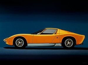 Peinture de la Lamborghini Miura