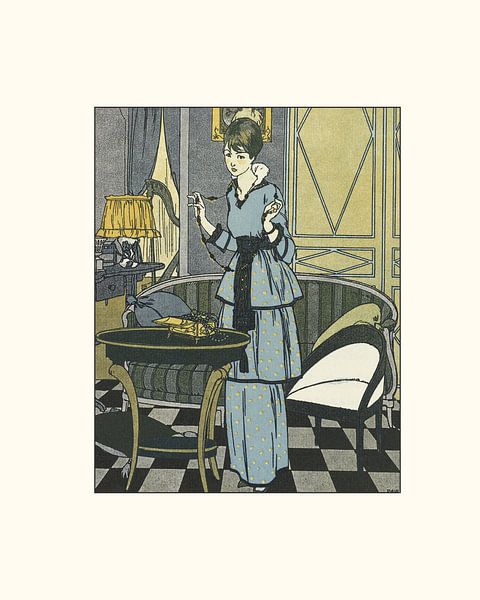 The Girl | Historical Fashion Advertisement | Art Deco by NOONY