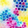 Modern Abstract Bubbles | Watercolour Painting by WatercolorWall