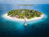Kuda Bandos tropisch eiland op de Malediven van Michiel Dros thumbnail