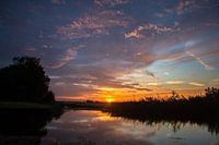Sunrise with many different colors