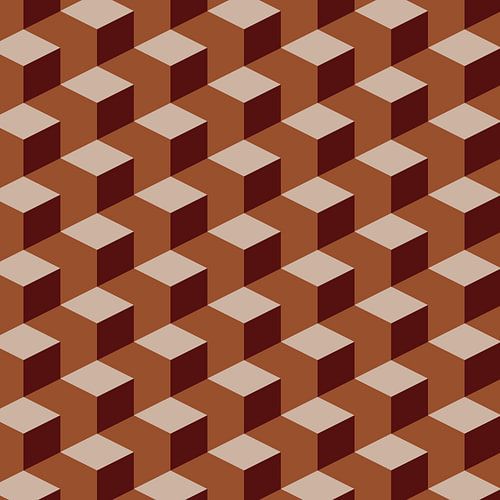 70s retro geometrisch patroon nr. 3