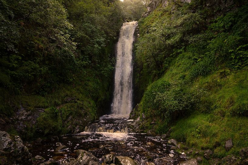 Glenevin Waterfall, county Donegal, Ireland van Bo Scheeringa Photography