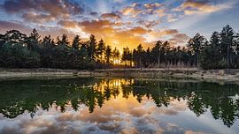 Sonnenuntergang am Keelven von Harold van den Hurk