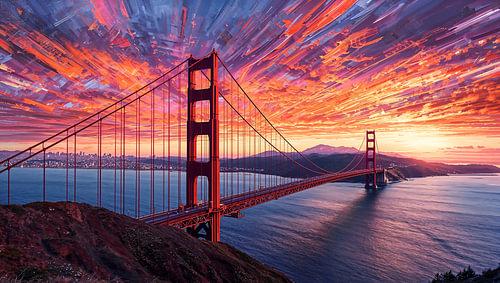 Golden Gate Bridge – Träume bei Sonnenuntergang
