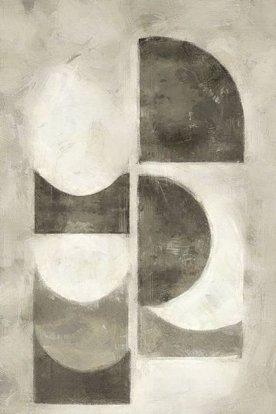 Gespiegelde Stilte | Taupe van Kanzo