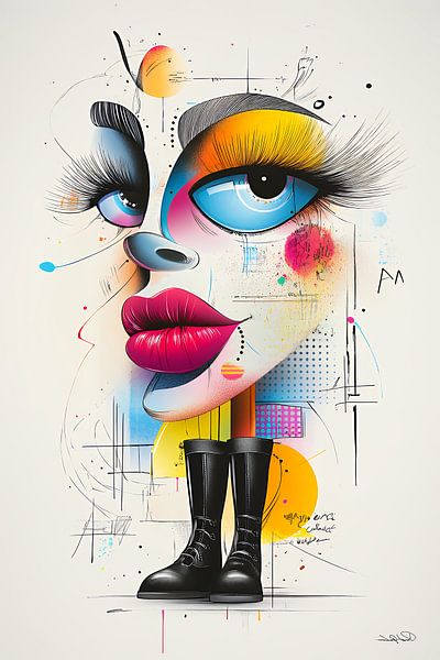 caricature fantaisiste, artistique et drôle par Gelissen Artworks
