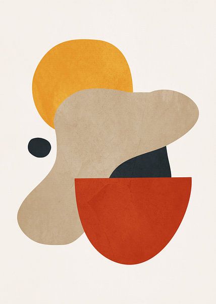 Geometric Shapes And Earthy Tones by ThingDesign 