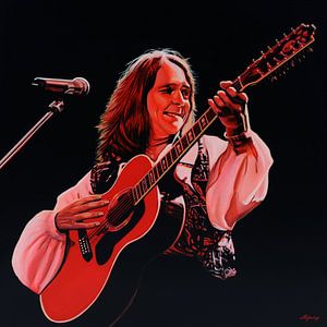 Roger Hodgson  of Supertramp Painting von Paul Meijering