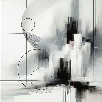 Urbane Stille – Geometrische Abstraktion in Monochrom