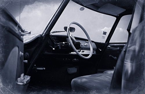 Citroen ID 19 Retro blue by Wim Schuurmans