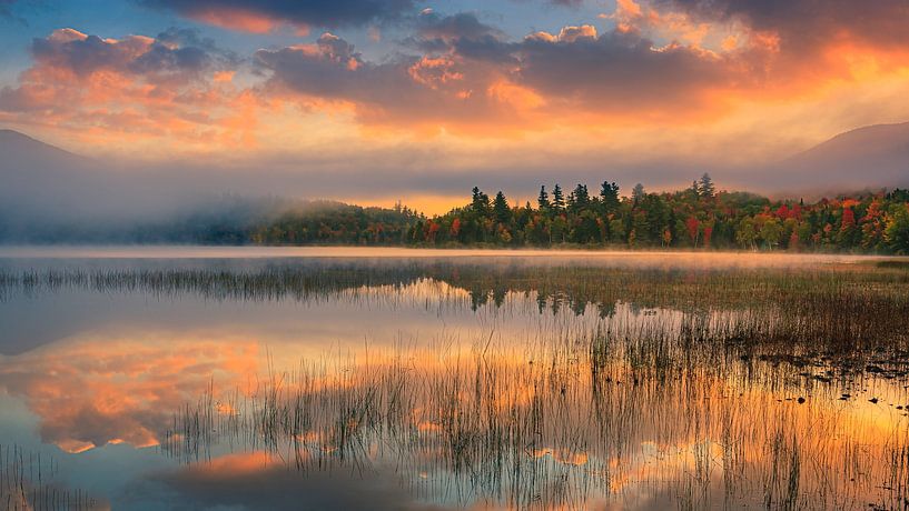 Sunrise in the Adirondacks by Henk Meijer Photography