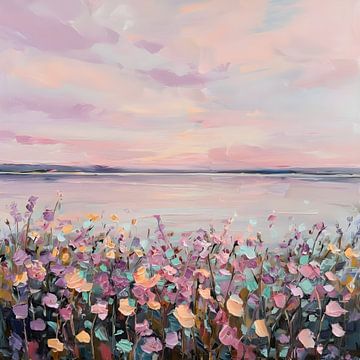Flowers by the coast by FoXo Art