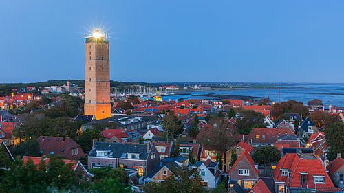Zonsondergang bij de Brandaris, Terschelling