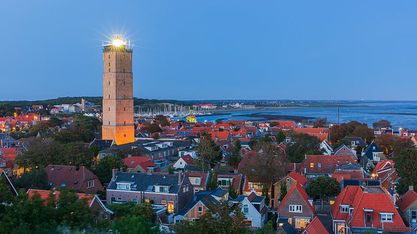 Zonsondergang bij de Brandaris, Terschelling van Henk Meijer Photography