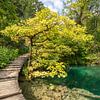 Plitvice Lakes nationaal park in centrum van Kroatie van Joost Adriaanse