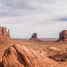 Monument Valley Arizona Amerika, de drie bekende Buttes van Dieuwertje Hurkmans