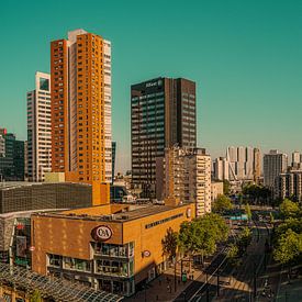 Panorama uitzicht over Rotterdam centrum van Lima Fotografie