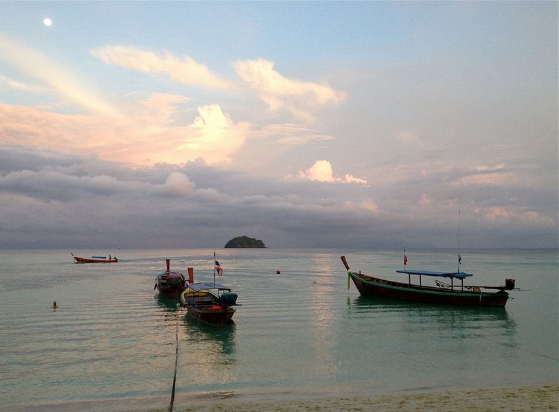 Sonnenuntergang Thailand van Pünktchenpünktchen Kommastrich