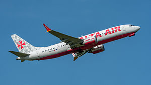 Malta Air Boeing 737 Max 8 Passagierflugzeug.