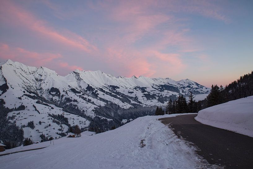 Lever de soleil dans les Alpes bernoises par Martin Steiner