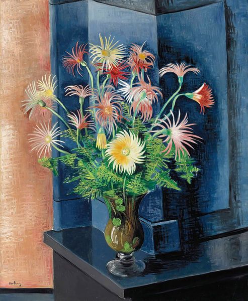 Moïse Kisling - Fougère et gerbera par Peter Balan
