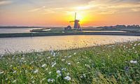 Sonnenuntergang, Fabrik t Nord auf Texel / Sonnenuntergang, Fabrik der Nord, Texel von Justin Sinner Pictures ( Fotograaf op Texel) Miniaturansicht
