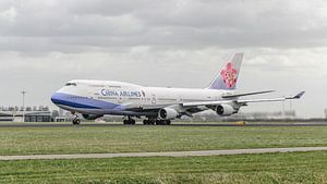 Passagierflugzeug vom Typ Boeing 747-400 der China Airlines.