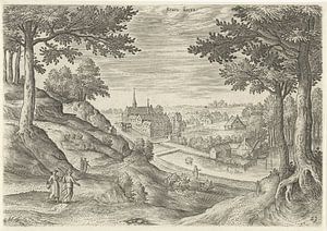 Hans Collaert (I), Ansicht des Klosters von Zevenborren