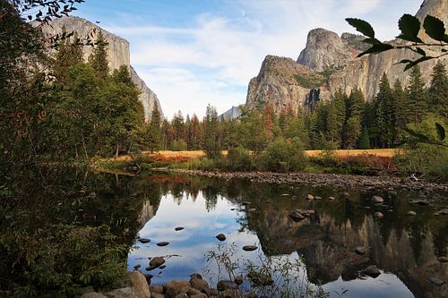 La vallée du Yosemite aux belles couleurs d'automne