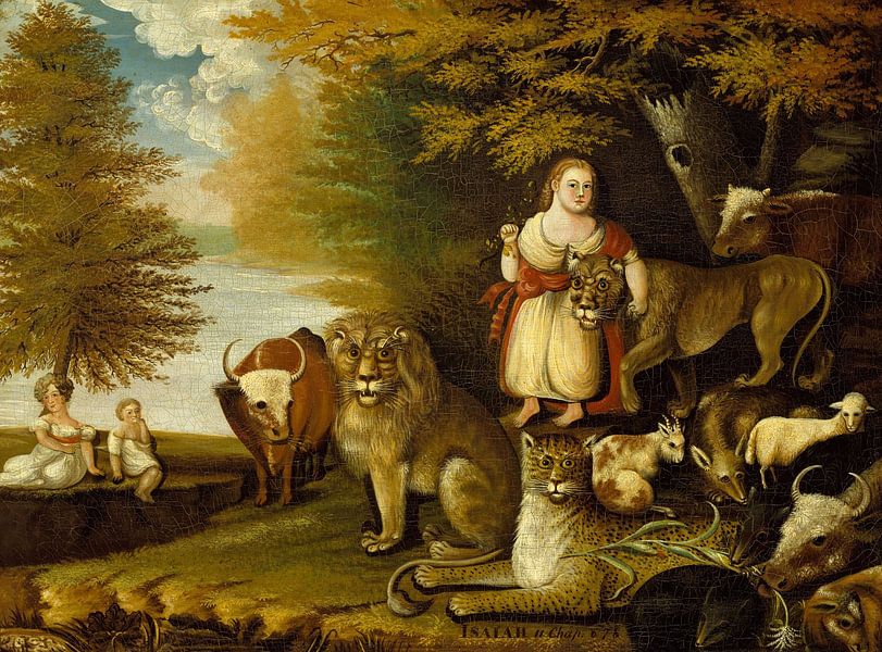 Peaceable Kingdom, Edward Hicks by Masterful Masters