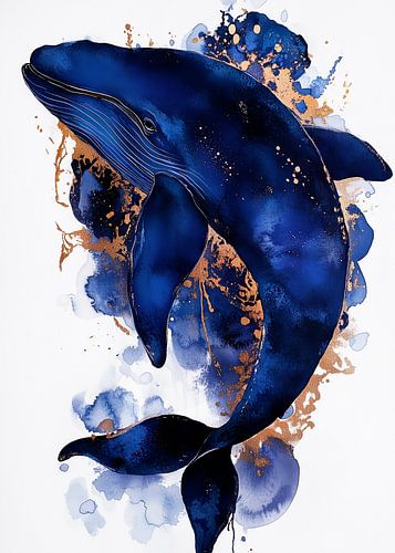 Blauwe vinvis oceaanleven #walvis