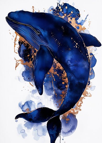 Blue whale ocean life #whale by JBJart Justyna Jaszke