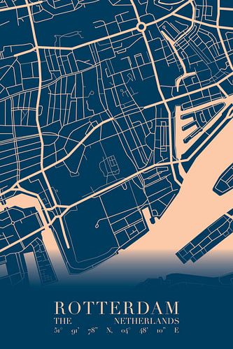 Stadskaart Rotterdam VI