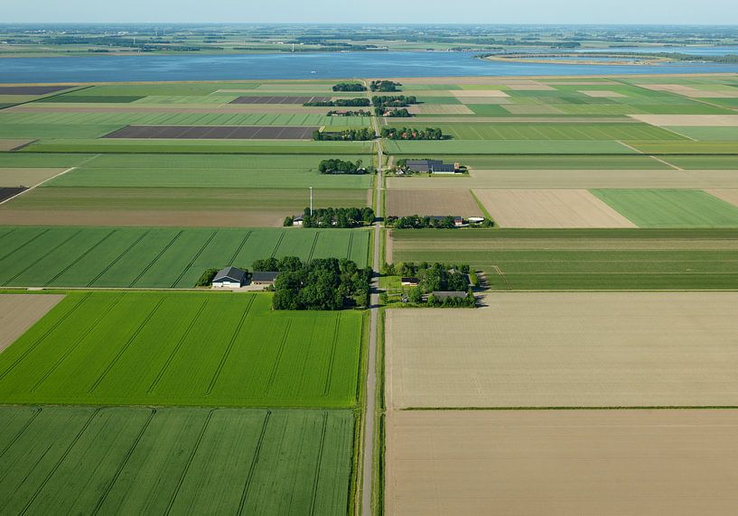 Le morcellement direct des parcelles agricoles dans le Flevopolder par Sky Pictures Fotografie