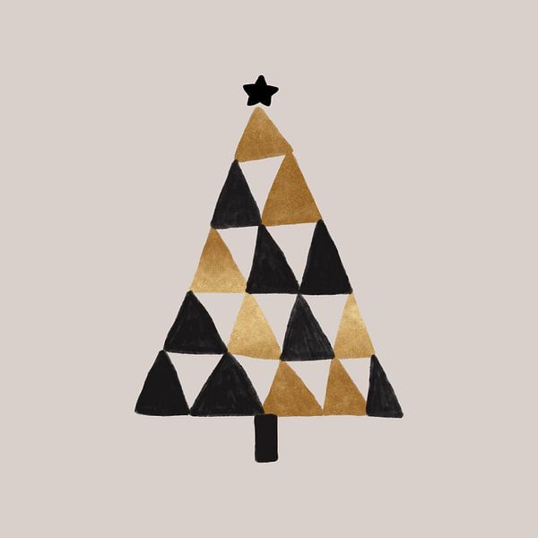 Xmas Geometrisch von Orara Studio