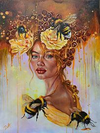 Sweetness _ original symbolic painting by Deana Lassooy