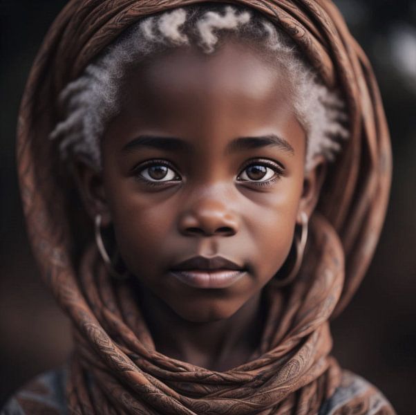 African girl by Gert-Jan Siesling