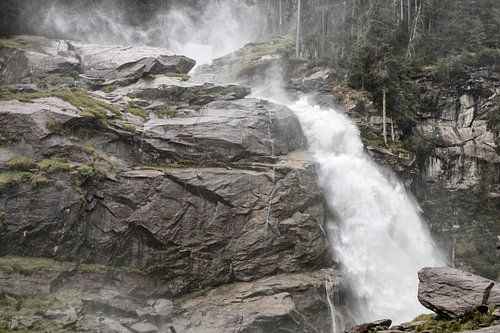 The Krimmler waterfall in Austria
