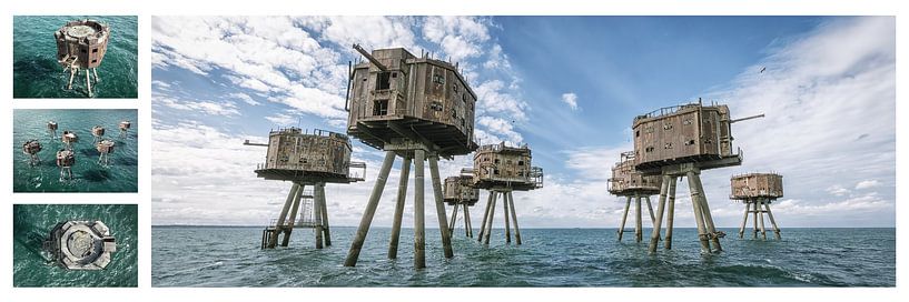 Maunsell Sea Forts, Thames Estuary by Walther Siksma