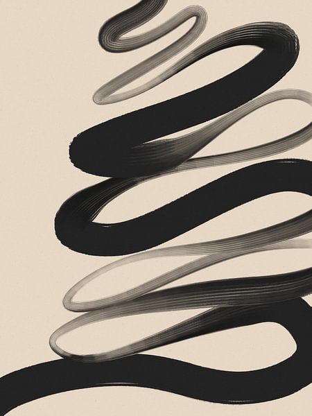 Black Strokes No 26 by Treechild
