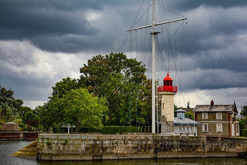 Vuurtoren bij Honfleur van Martine Moens