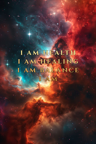 Kraftvolle Affirmation: Feuriger Sternenhimmel