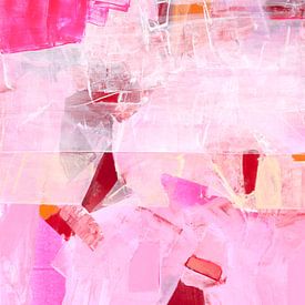 Composition abstraite en rose/ Graphisme rose sur SoulmadeartBerlin