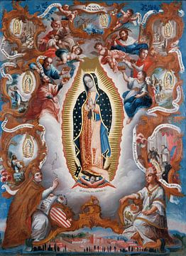 Maagd van Guadalupe - Anonieme Mexicaanse kunstenaar | Vereerd icoon van geloof en identiteit van Timeless Artworks