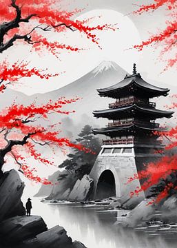 Japanische Landschaft 3 von MIROKKU