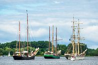 Segelschiffe auf der Hansesail in Rostock van Rico Ködder thumbnail
