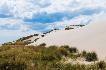 kristalwit zand op de schoorlse duinen in holland