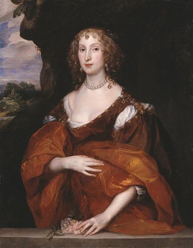 Portret van Mary Hill, Lady Killigrew, Anthony van Dyck, Portret van Mary Hill