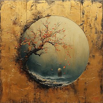 Japandi Nature Art | Elemental Whisper by Kunst Kriebels
